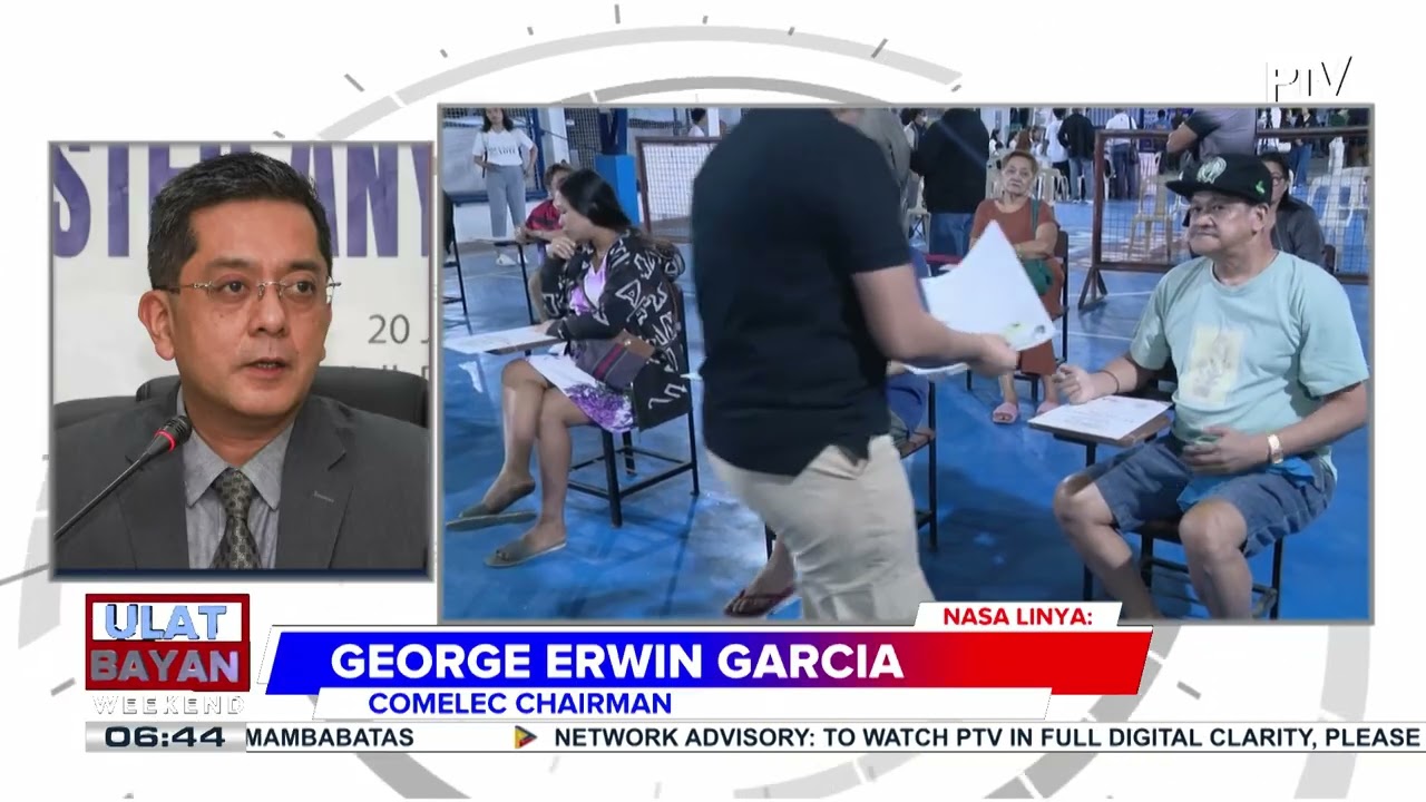 #UlatBayanWeekend | Panayam kay COMELEC Chair George Erwin Garcia hinggil sa isinagawang spe...