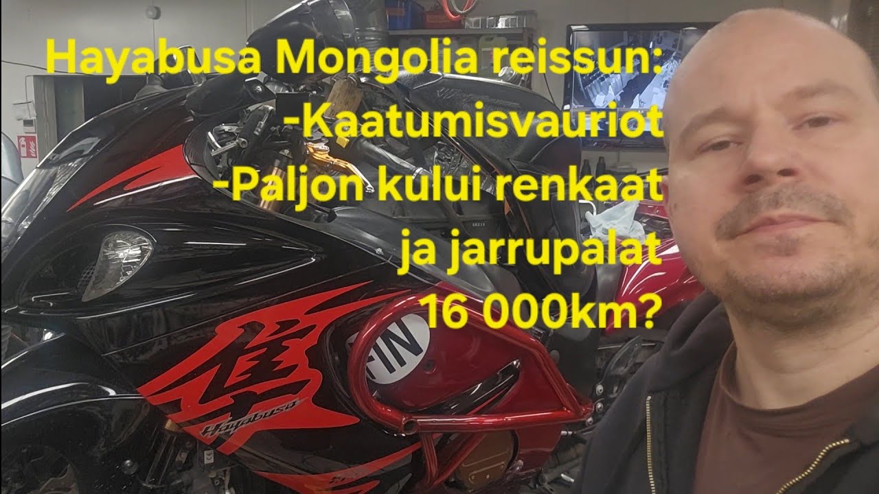 33. Hayabusa reissu Mongoliaan. Vauriot.