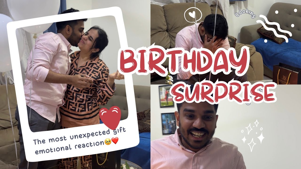 Deepak Birthday 🎁 | Unexpected Gift🥹| Husband Emotional Reaction❤️