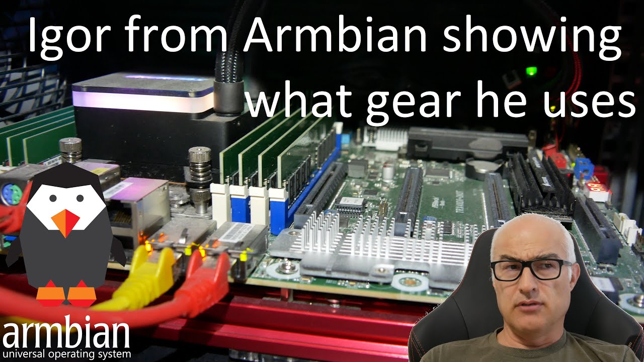 The gear the creator of Armbian Linux uses