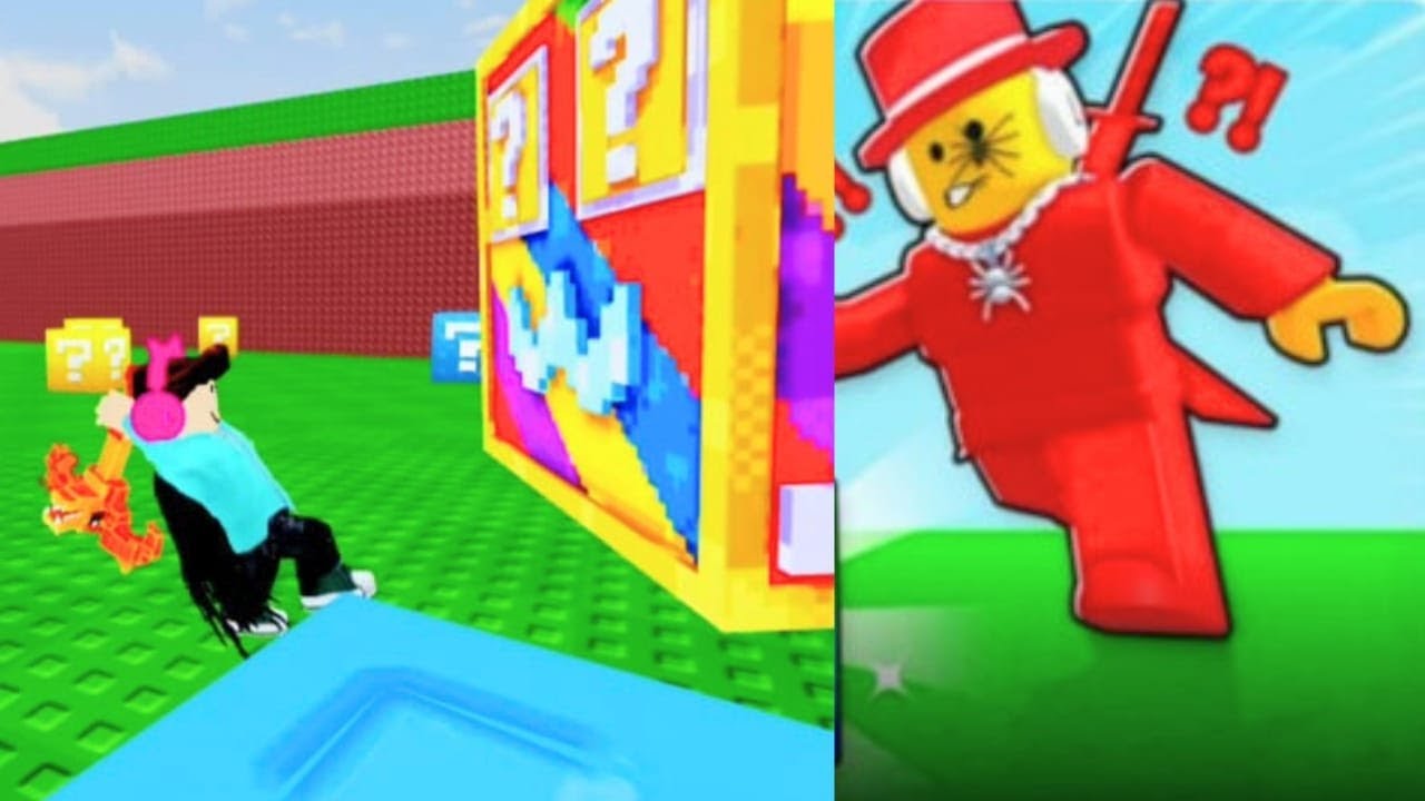 Break a Lucky Block in Roblox | Playing Sammy New Roblox Game | @hadiroblox2897