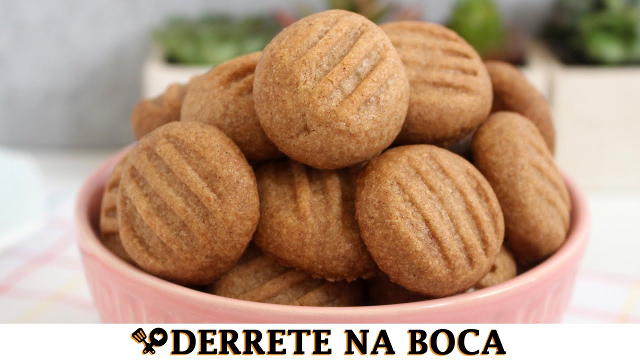 BISCOITO AMANTEIGADO DE CANELA - RECEITAS QUE AMO