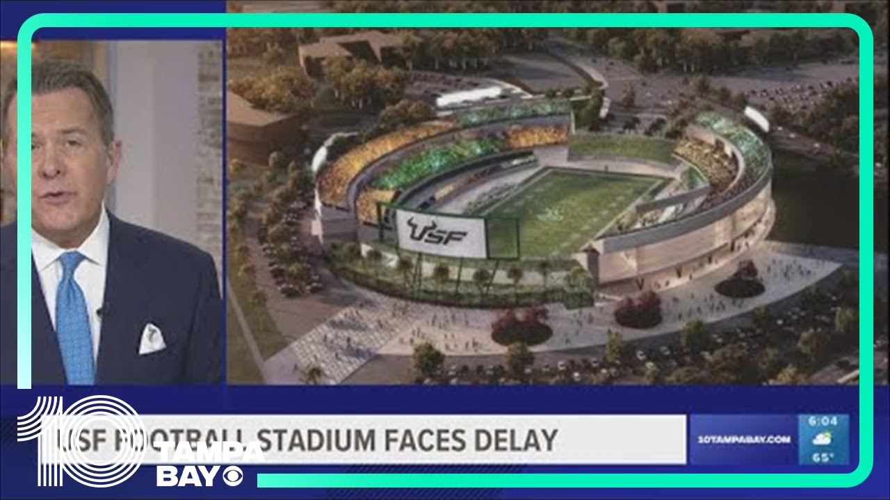 USF's new football stadium is facing delays. Here's why.