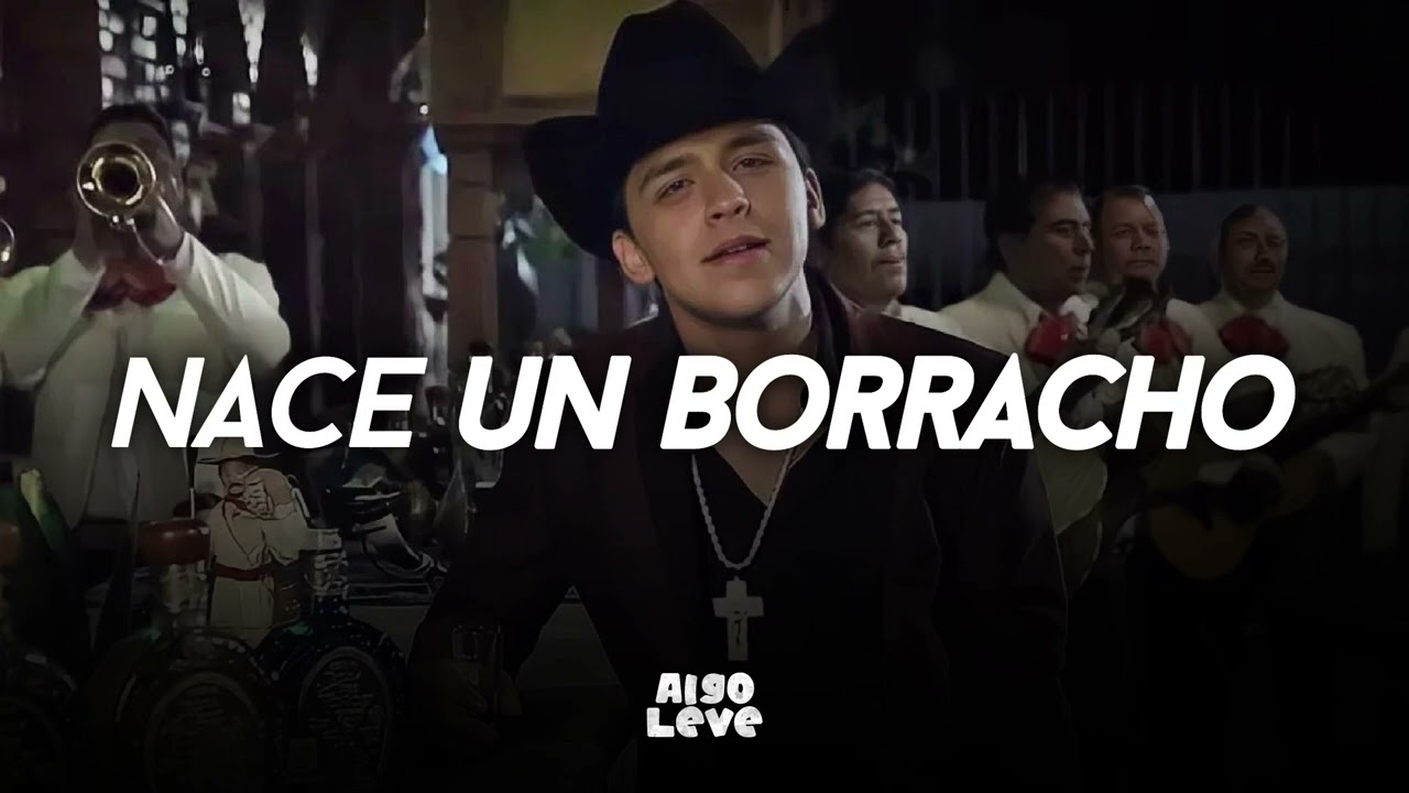 Christian Nodal - Nace Un Borracho (Estudio)
