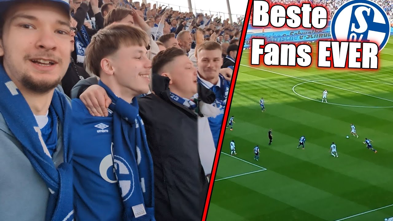 SCHALKER Invasion in Berlin mit Fanmarsch! | Schalke Stadion Vlog