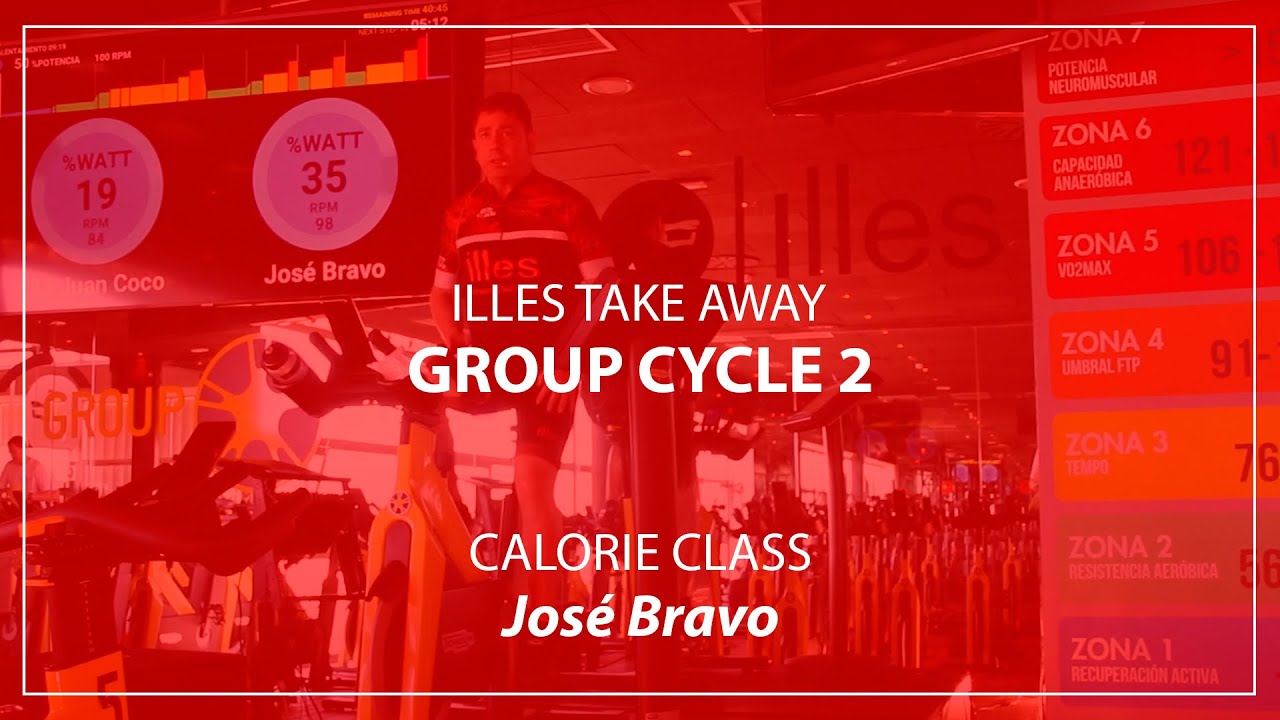 ILLES TAKE AWAY - GROUP CYCLE 2 - JOSÉ BRAVO - Illes Fitness Club & Spa.