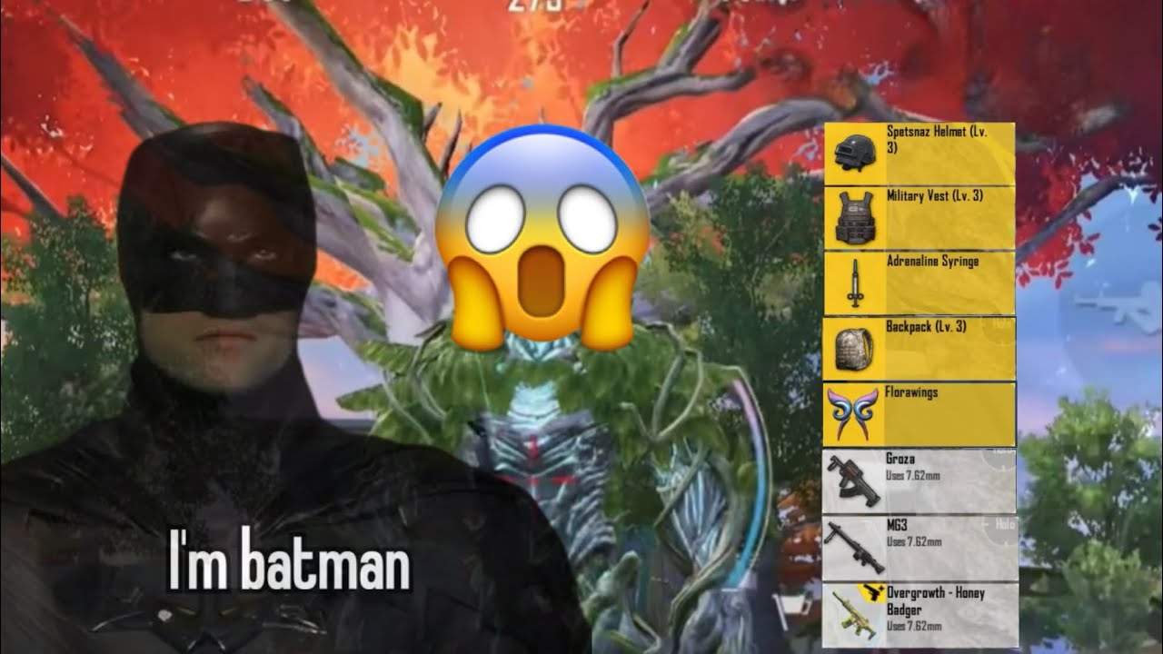 OMG😱 I met Batman😳 | PUBGMOBILE #pubgmobile #bgmi #mobilegame #gaming #gameplay 