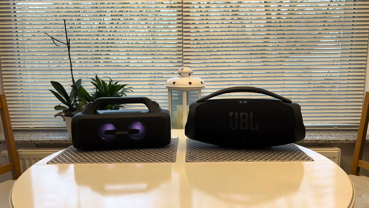 Earfün Uboom X vs JBL Boombox 3 50 % Volume