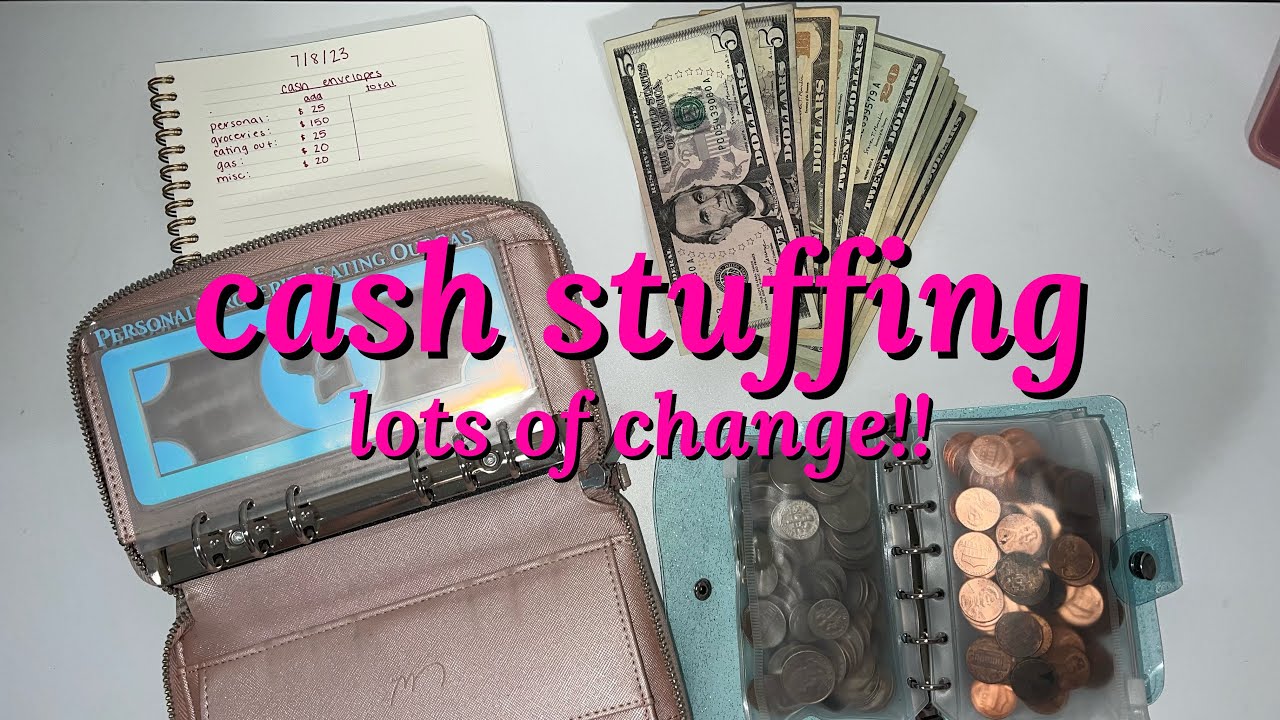 july cash stuffing #1 | tons of change | tarabudgets