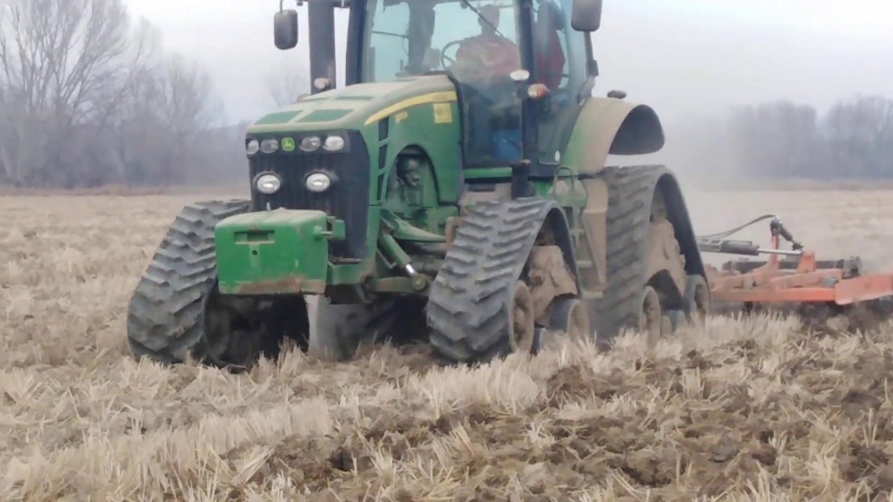 John Deere 8270R Με Βαρέως Τύπου Καλλιεργητή Στον Κάμπο Μαρασίων Ορεστιάδας Έβρου 11.1.2020