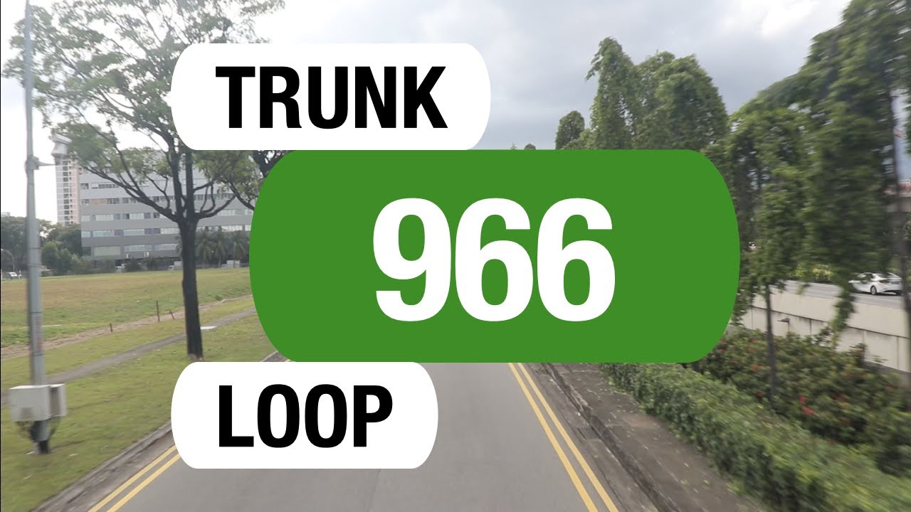 Tower Transit Trunk 966 | Bus Service Route Visual