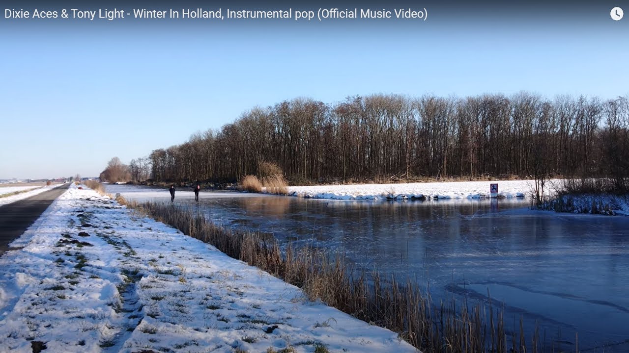 Dixie Aces & Tony Light - Winter In Holland, instrumental guitar song (Official Music Video)