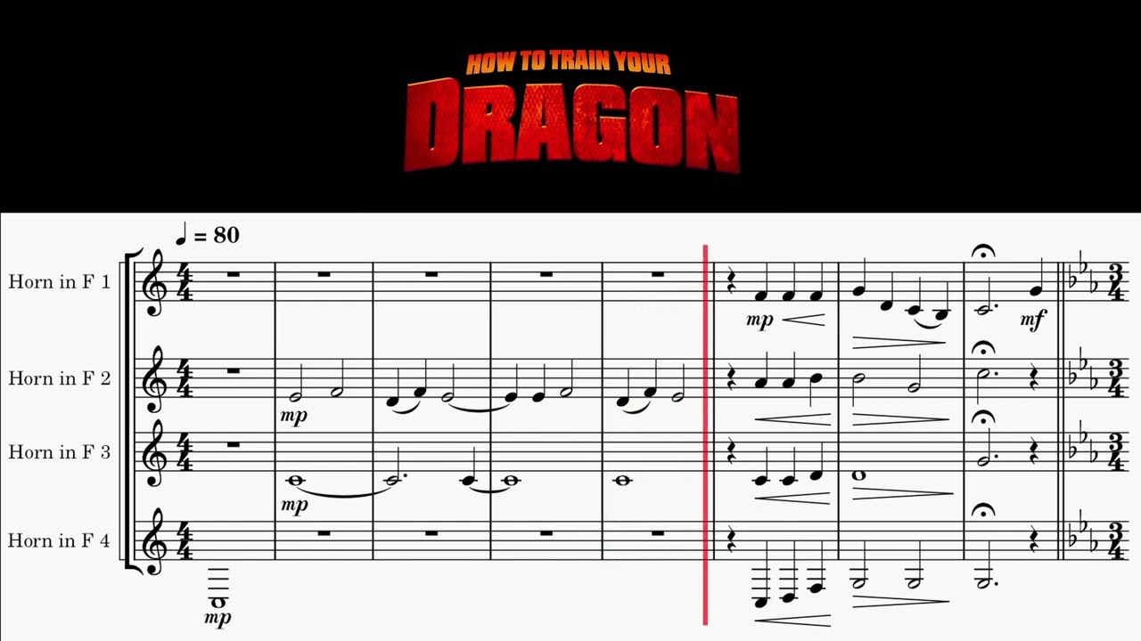 How To Train Your Dragon | French Horn Quartet