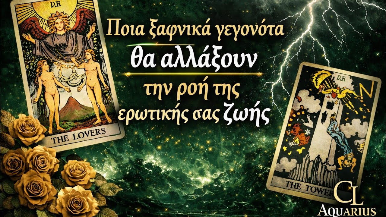 🎁💌 Ποιά ξαφνικά γεγονότα θα παίξουν σημαντικό ρόλο και θα αλλάξουν ΤΗΝ ροή της ερωτικής σας ζωής 💌