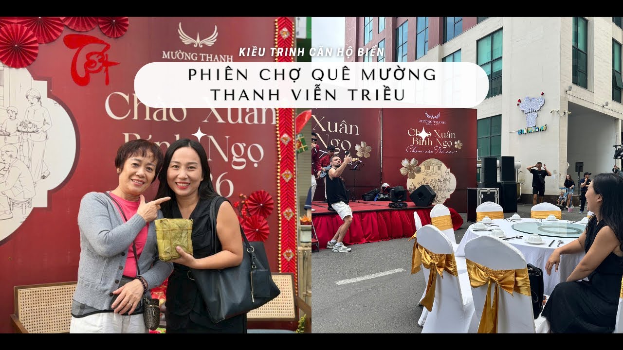 Phiên Chợ Quê Đông Vui Tại Mường Thanh Viễn Triều | Không Khí Cuối Năm Rất Ấm Áp