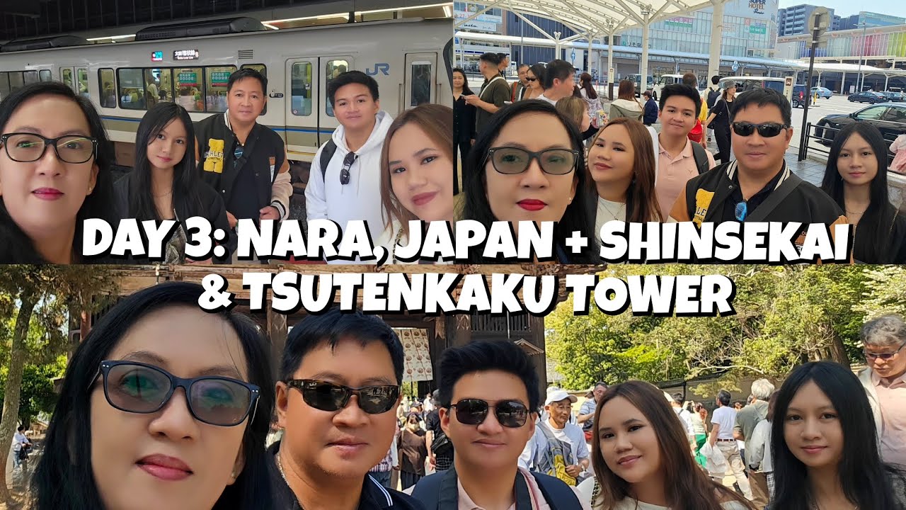 A Day Trip to Nara | Nara Deer Park | Shinsekai + Tsutenkaku Tower