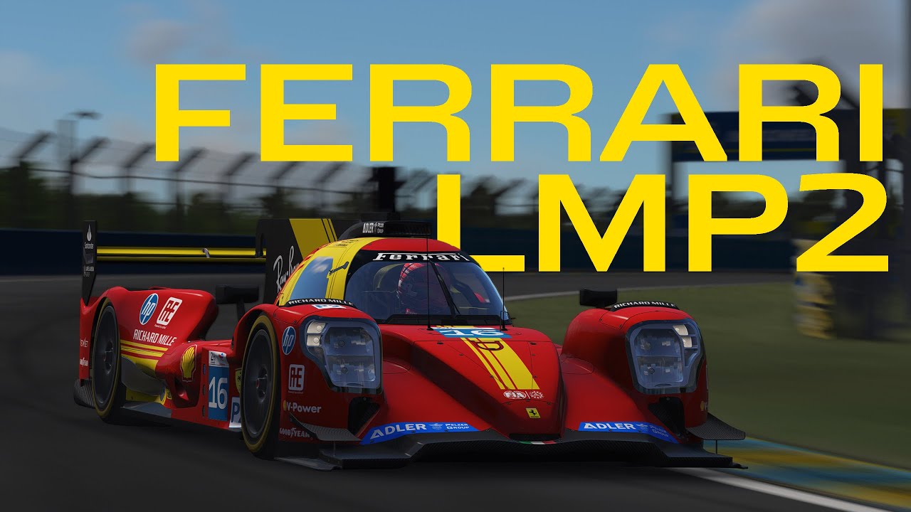 What if Ferrari raced at Le Mans with LMP2? AF Corse, Leclerc, Hamilton, Bearman, Assetto Corsa