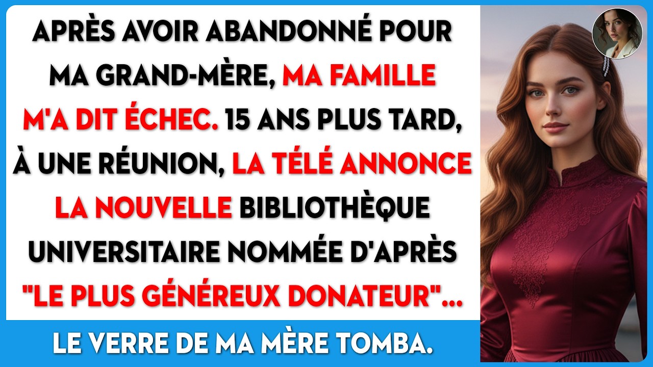 Mes parents me traitaient de décrocheur, jusqu'à ce que le recteur cite mon nom à la télé.
