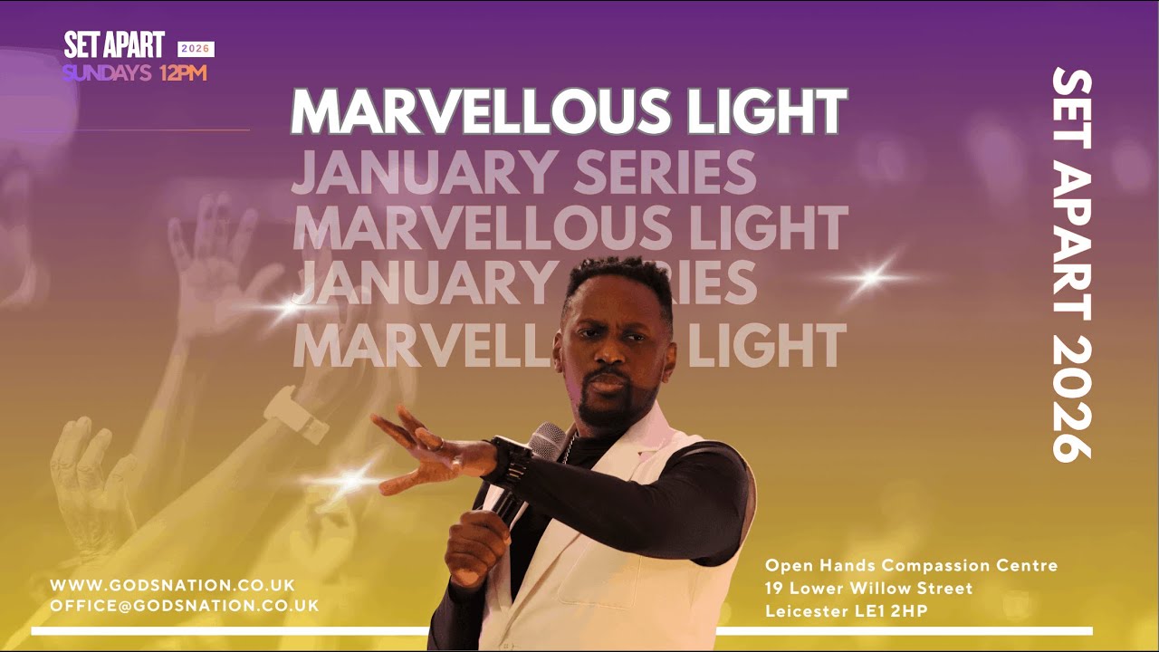 Sunday 11th January 2026 | Set Apart | Marvelous Light | Concerning this Salvation