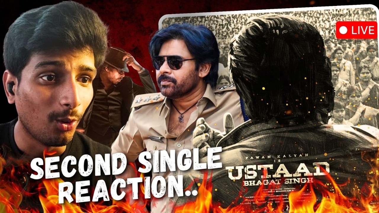 Aura of Ustaad Song Reaction Live | Pawam Kalyan | Harish shankar | DSP | Sree Leela