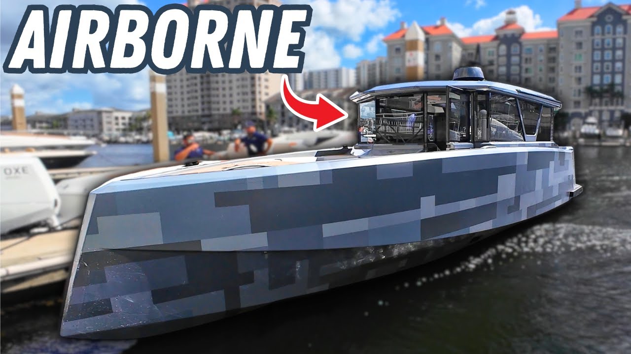 Это БУДУЩЕЕ судоходства? Navier 30' Hydrofoil