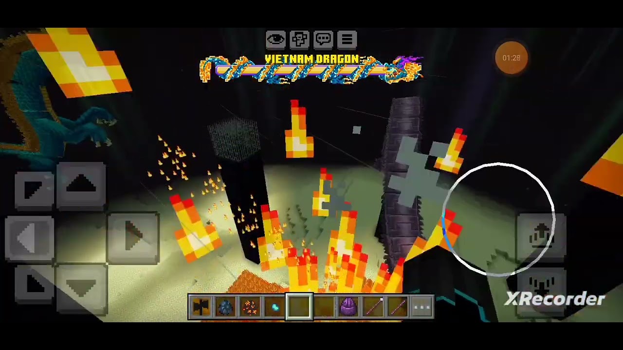 Shulker worm vs 4 creature boss (Minecraft mob battle)