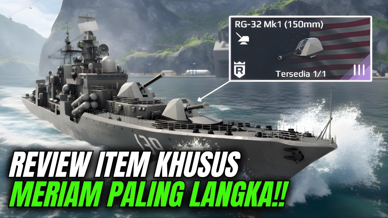 Ternyata Sesadis Itu Meriam RG-32 MK1!! Review Item Paling Langka Di Modern Warships