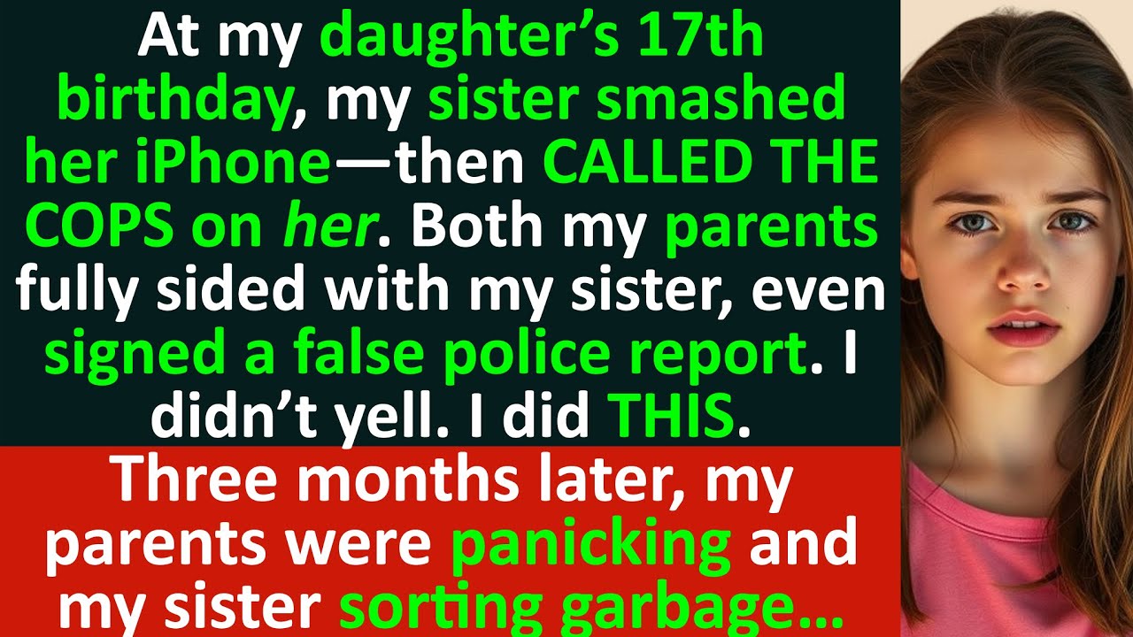 My sister SMASHED my daughter’s iPhone then called the cops on her. My parents sided with my sister…