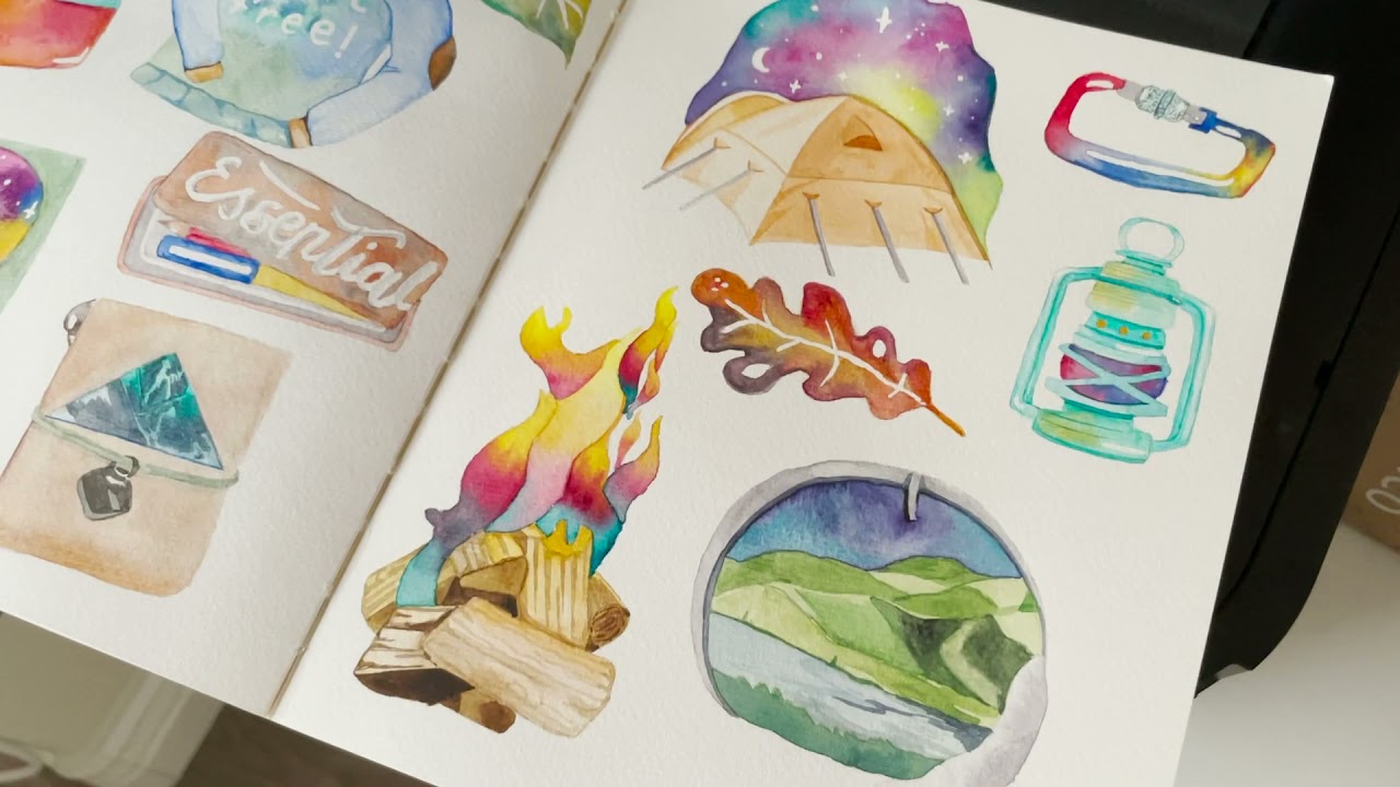 How to turn YOUR art into Printables/ Stickers