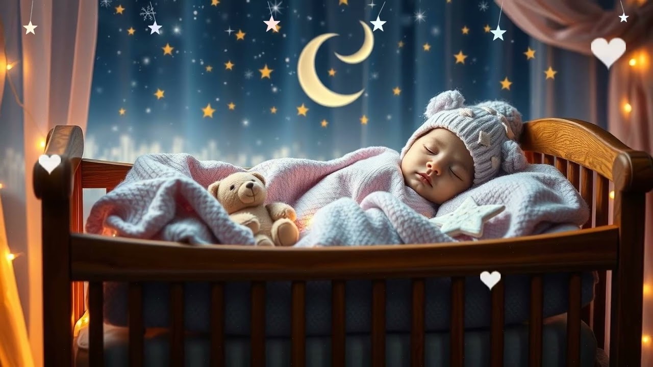 ☔ Baby Sleep Under Gentle Rain 🌧️ Soothing Lullaby Sounds 🌙