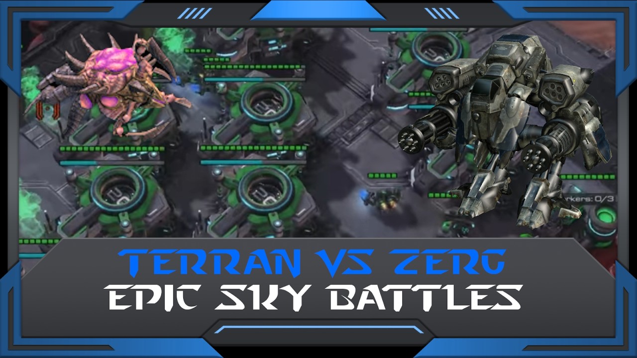 StarCraft 2 (RuFF Highlight): Epic Sky Battles