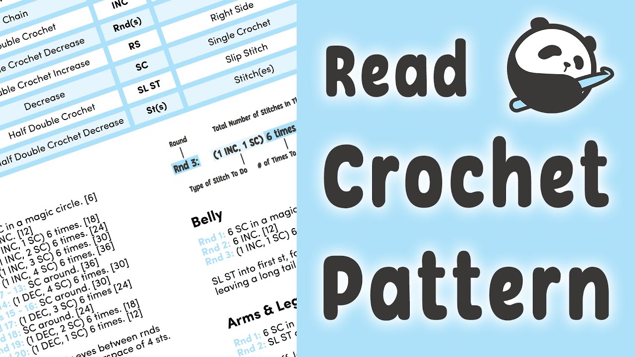 How To Read Crochet Patterns | Crochet 101