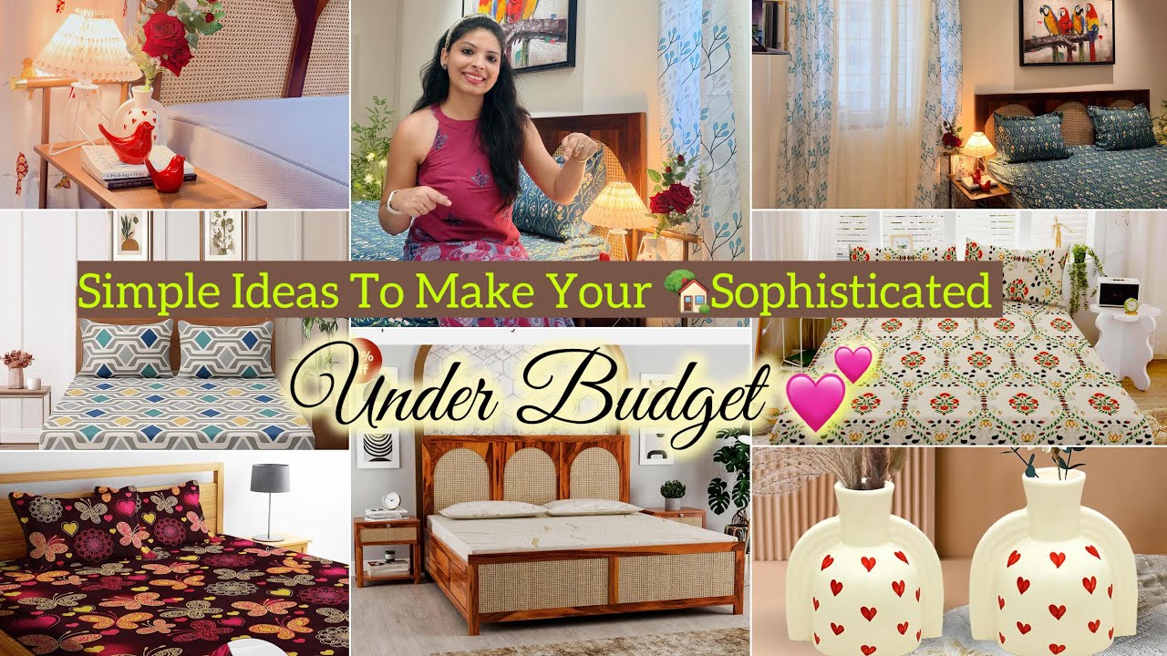 Latest Amazon Home Decor Haul & Decorating Ideas ,New Furniture , Fitted Bedsheets ,Curtains , Lamp✨