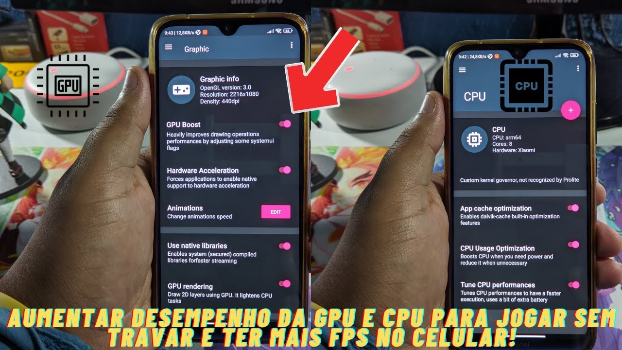 COMO FAZER OVERCLOCK NA GPU E CPU DE QUALQUER CELULAR E TER MAIS FPS EM JOGOS