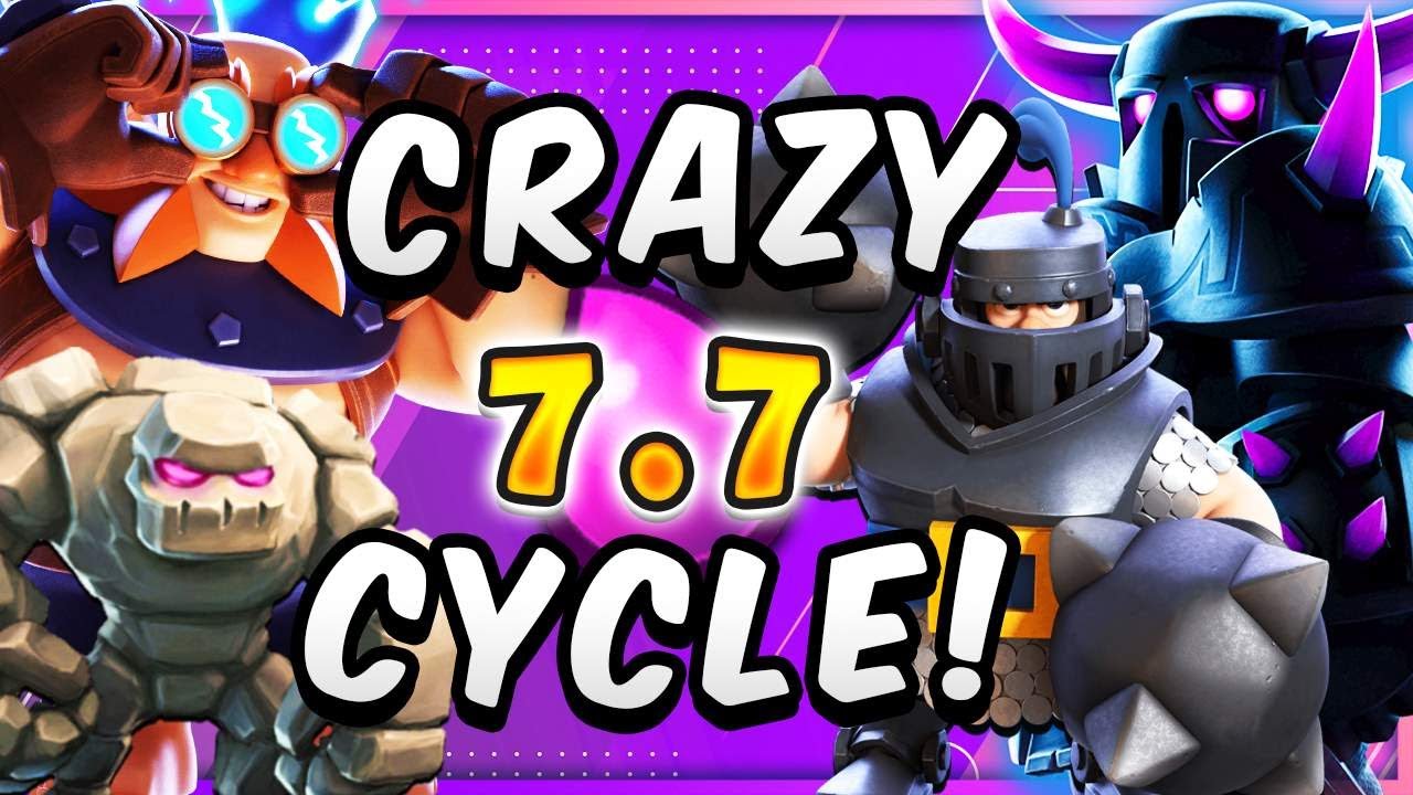 7.7 ELIXIR! MOST EXPENSIVE DECK in CLASH ROYALE!