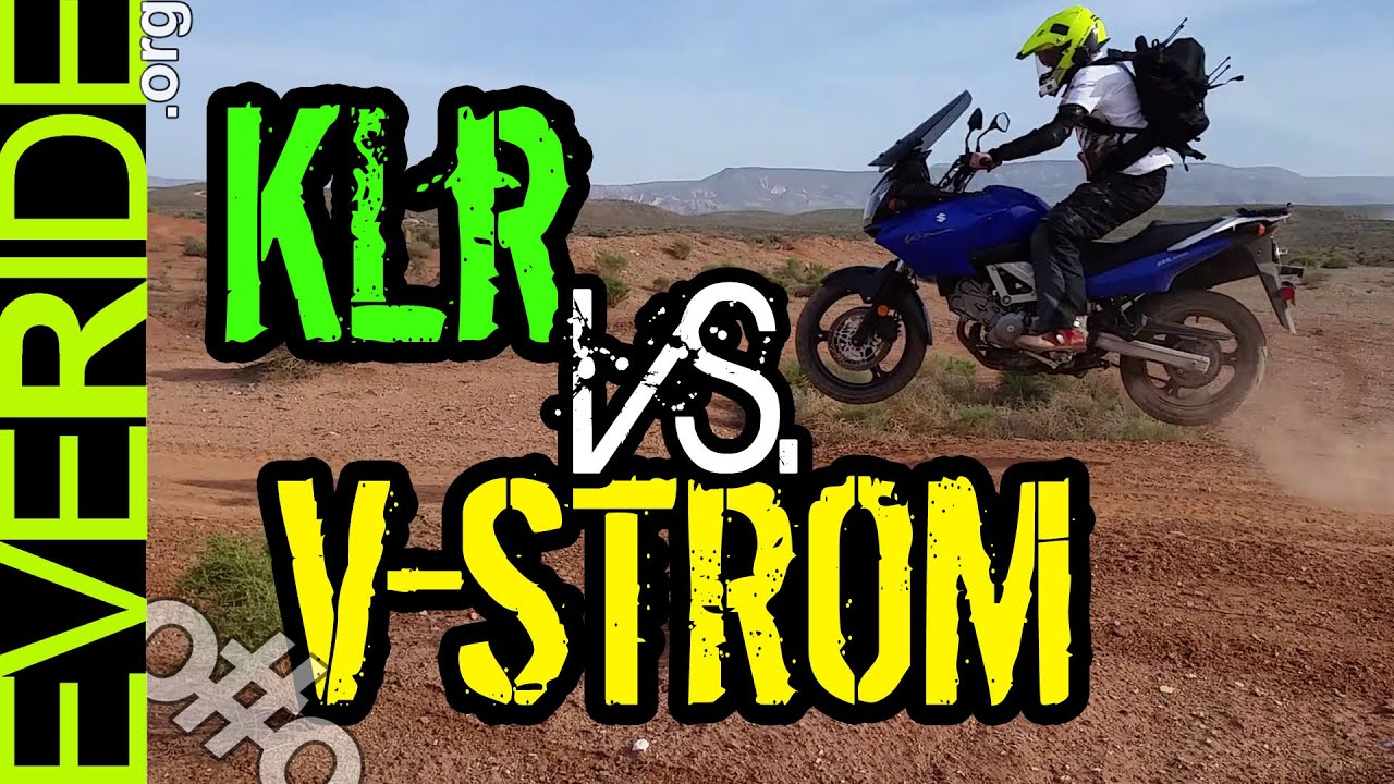 Kawasaki KLR 650 против Suzuki V Strom 650 СМЕРТВЫЙ БОЙ! о#о