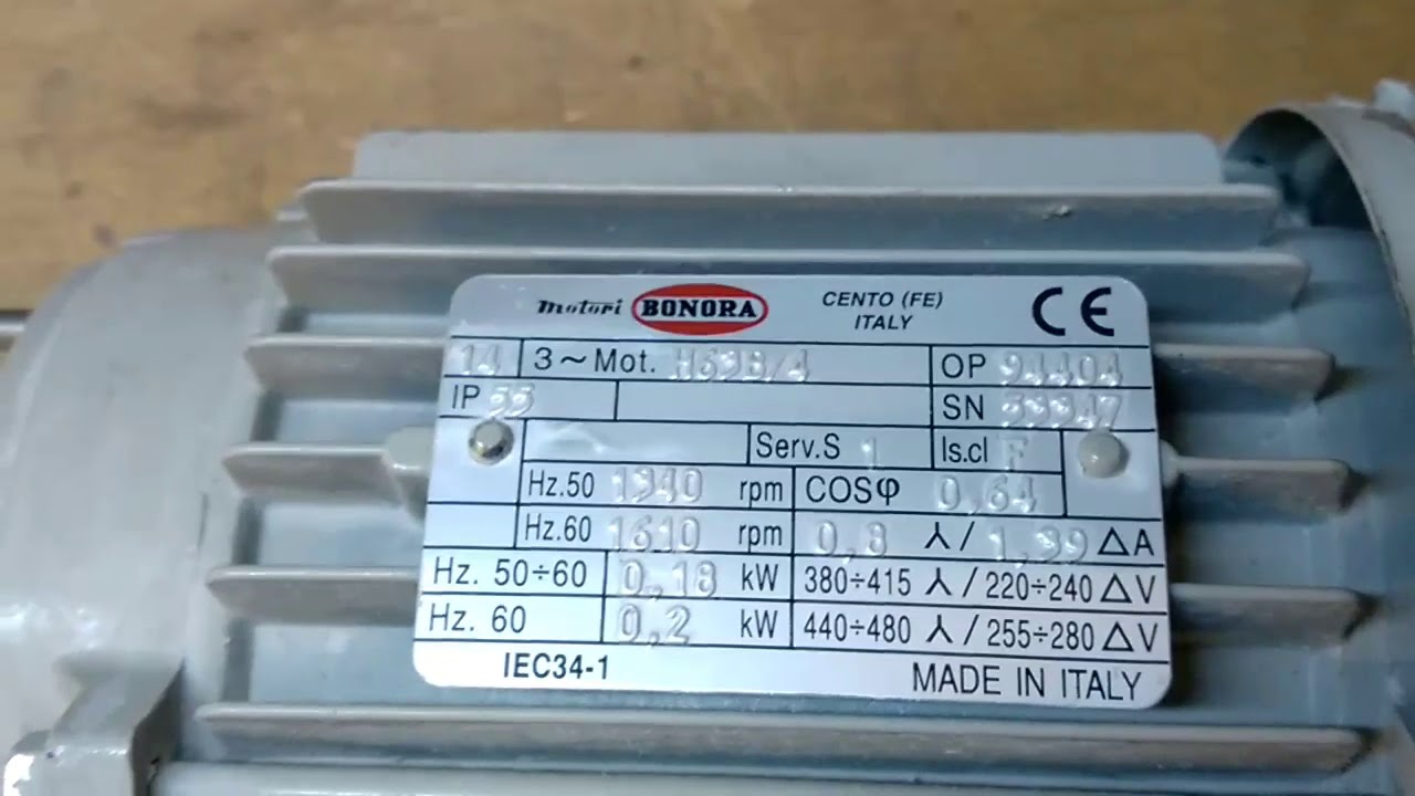 MOTOR ETİKETİ NASIL OKUNUR?