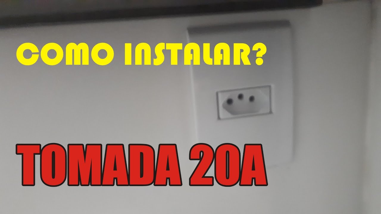 Substituição de tomada 10 amperes para 20 amperes