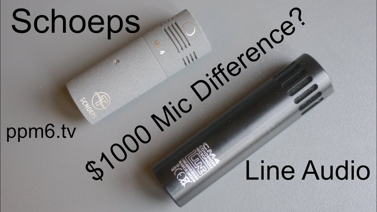 Schoeps  MK4 v Line Audio CM4 The $1000 Dollar Mic Difference?