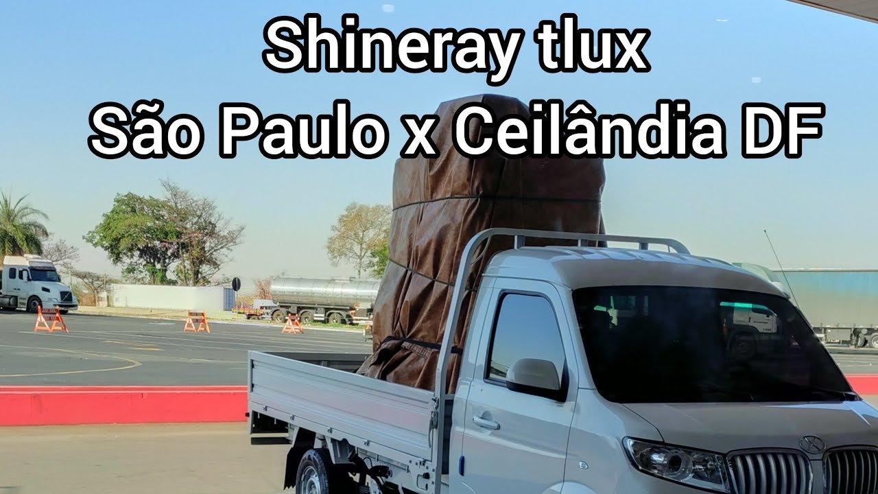 Shineray tlux carregamos pra Brasília 