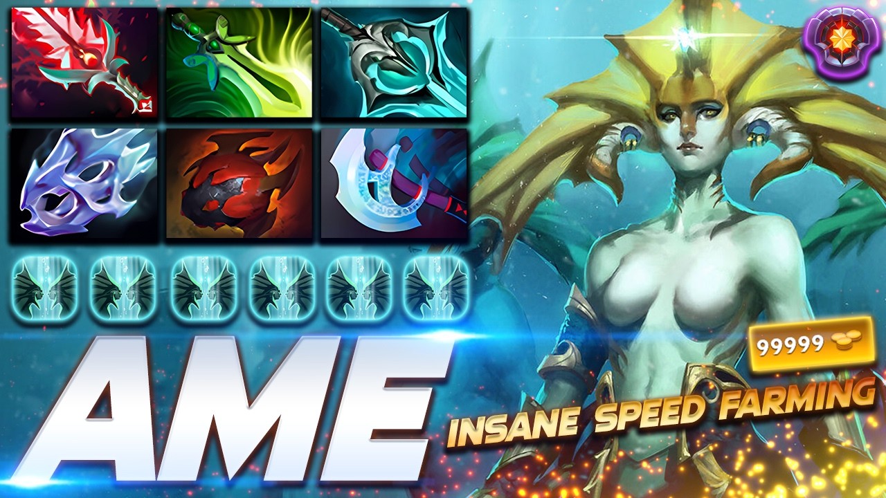 Ame Naga Siren Insane Speed Farm - Dota 2 Pro Gameplay [Watch & Learn]