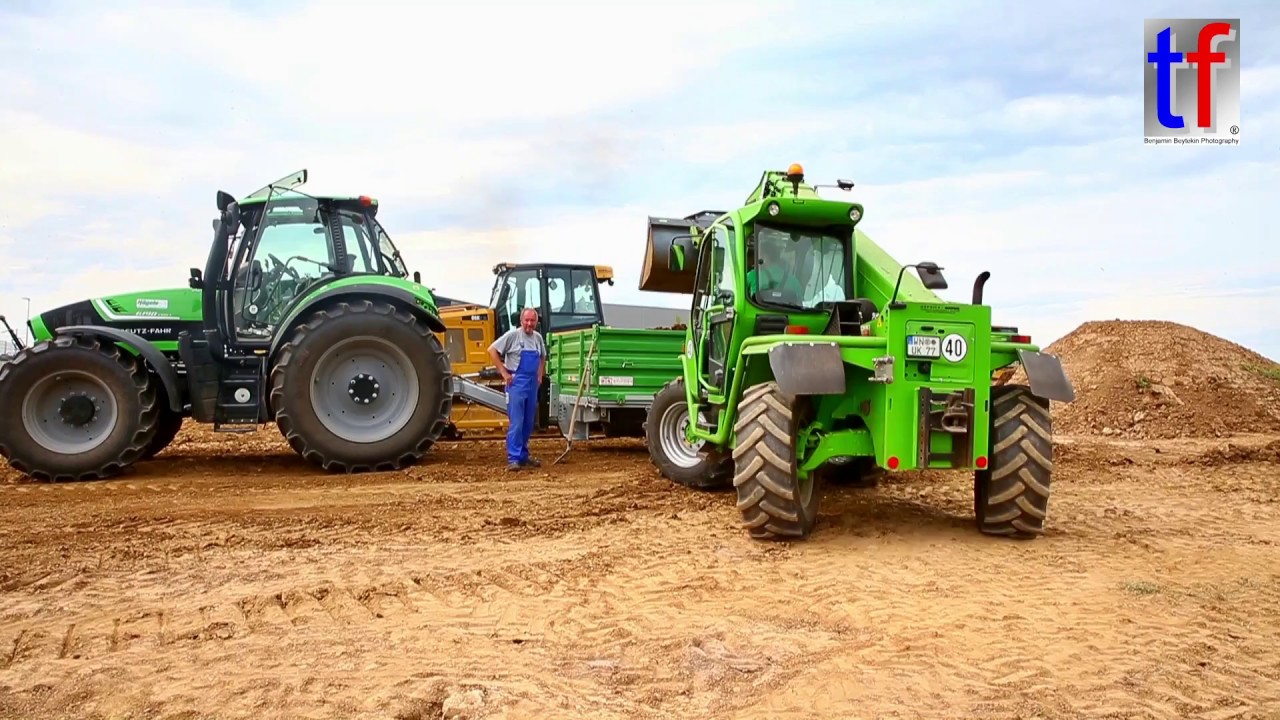 DEUTZ-FAHR 6190 C-Shift & MERLO PANORAMIC P38.10, Winnenden, Germany, 11.05.2017.