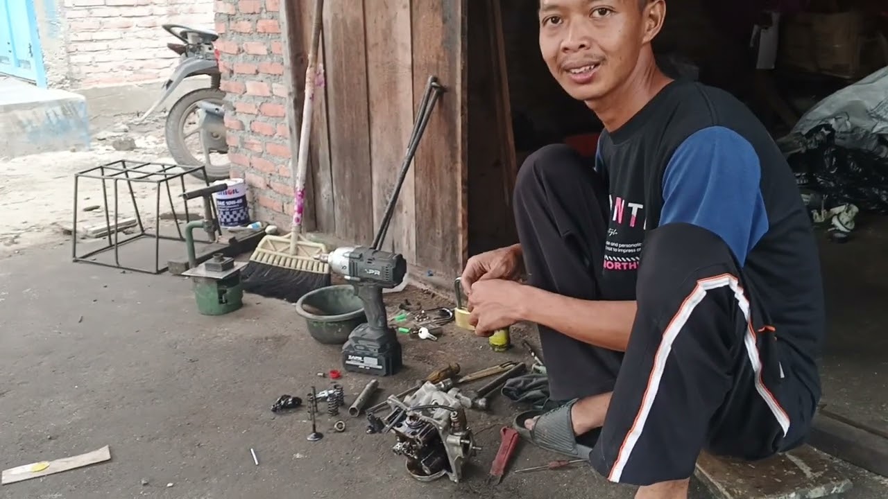 Cara sekur sekor klep simple. 