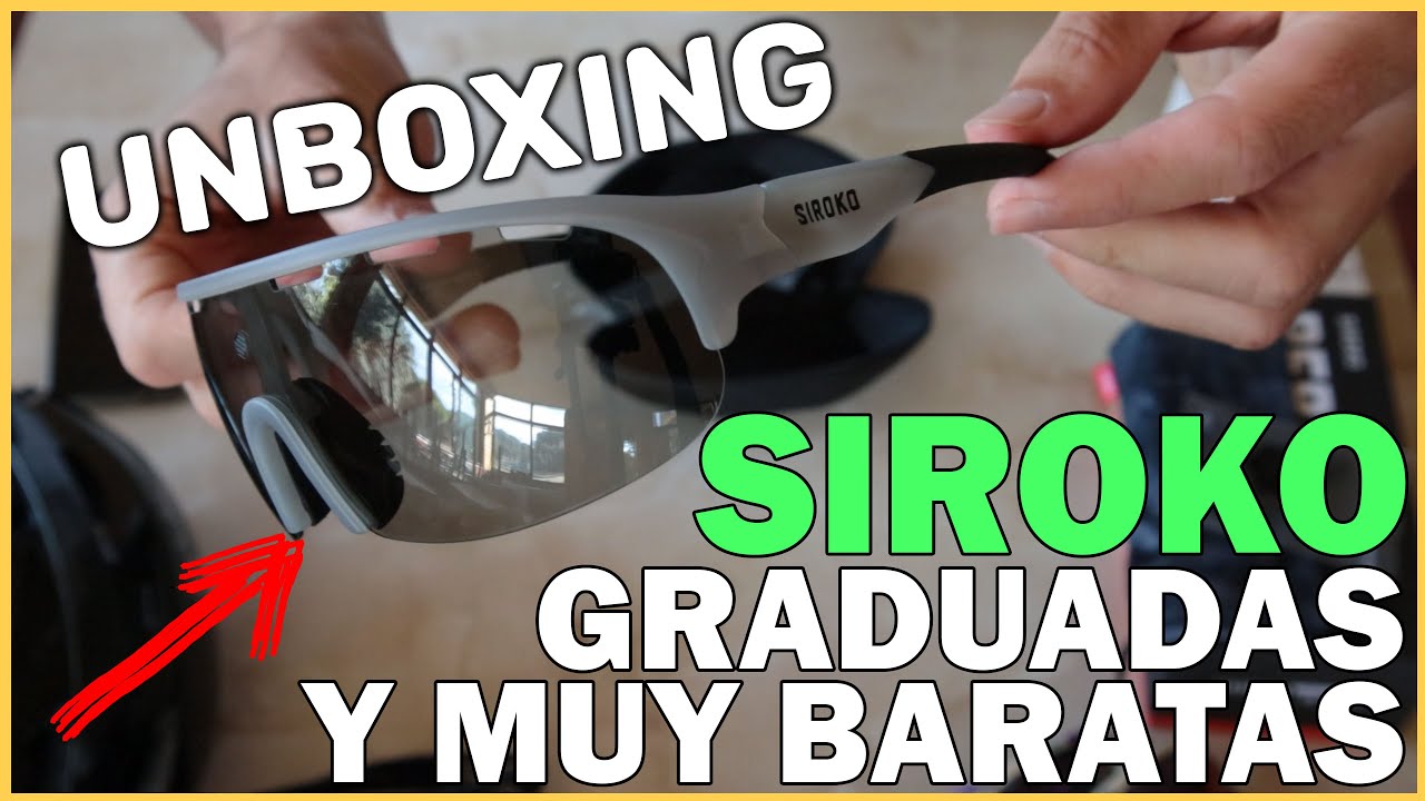 🚵‍♂️ UNBOXING gafas SIROKO graduadas para CICLISMO 🚵‍♀️