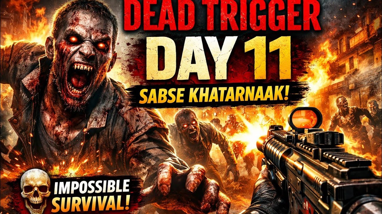 Day 11 Survival Impossible ? 🔥 Zombie Survival Day 11🧟 Dead Trigger Android Full Action Gameplay