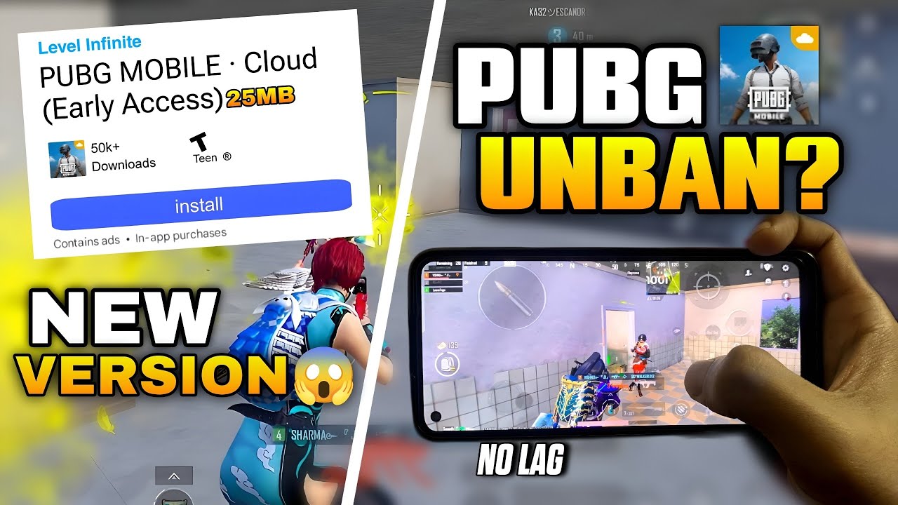 PUBG Mobile Cloud Is Here ✨ | Pubg Unban ? | Pubg Cloud Download | Pubg Cloud Gameplay 😱