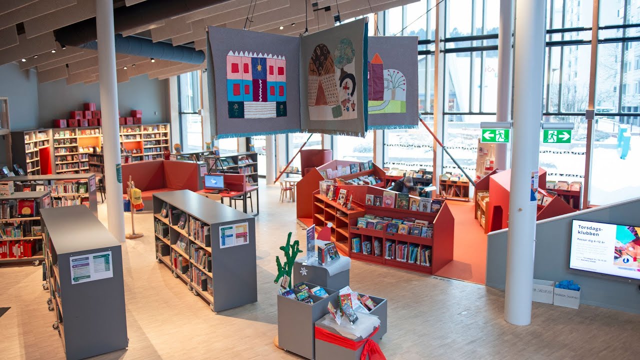 Efterl&auml;ngtat kulturhus i Bergsj&ouml;n