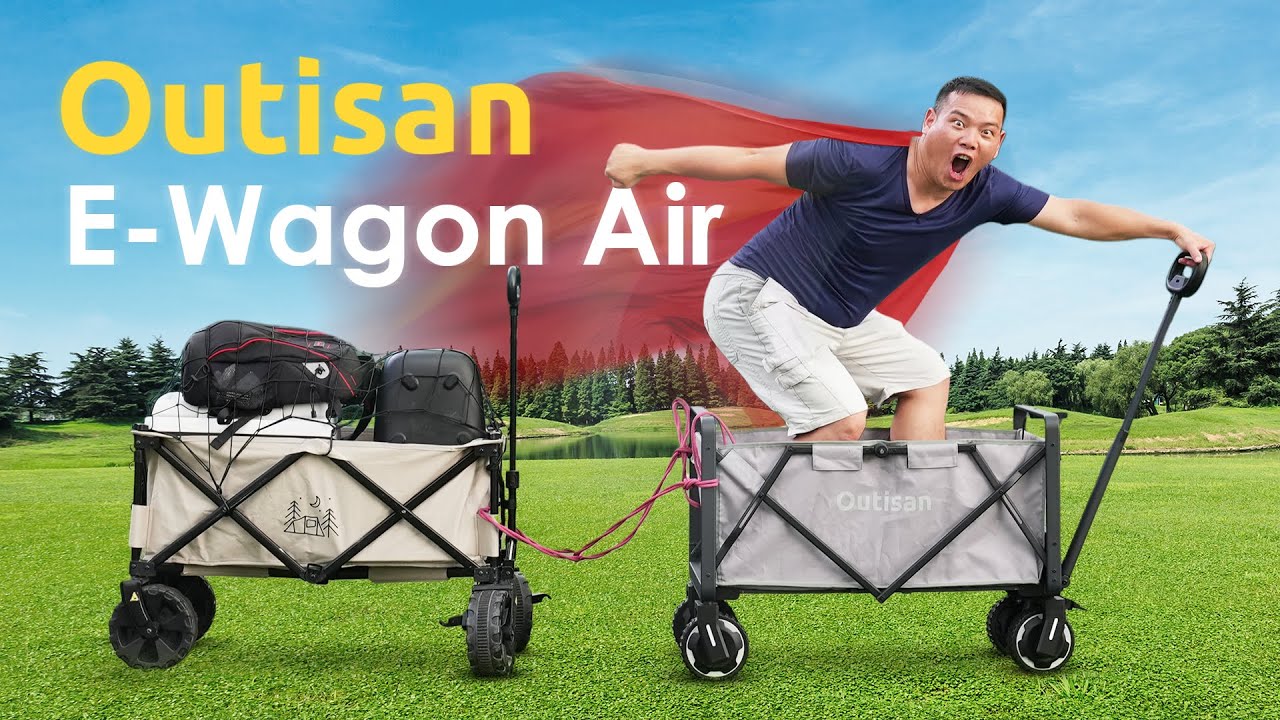 Outisan e-Wagon Air Review: The Ultimate Foldable Electric Wagon for Outdoor Adventures!