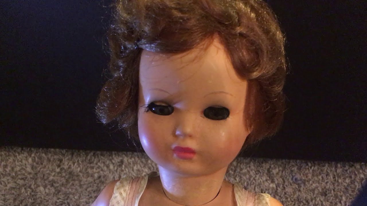 My Doll Collection- Vintage Unknown Hard Plastic Athena Type Doll 1940s