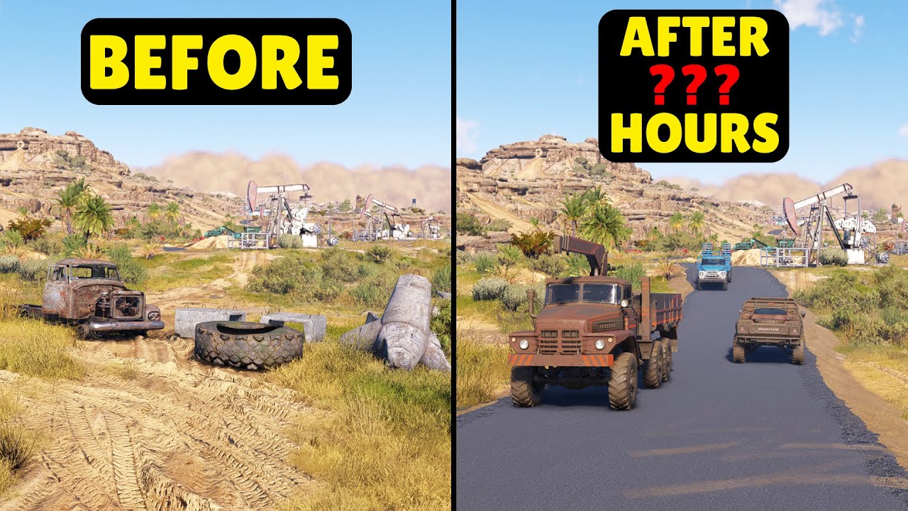 How Long Would It Take To Fully Restore/Clean A Map In RoadCraft?